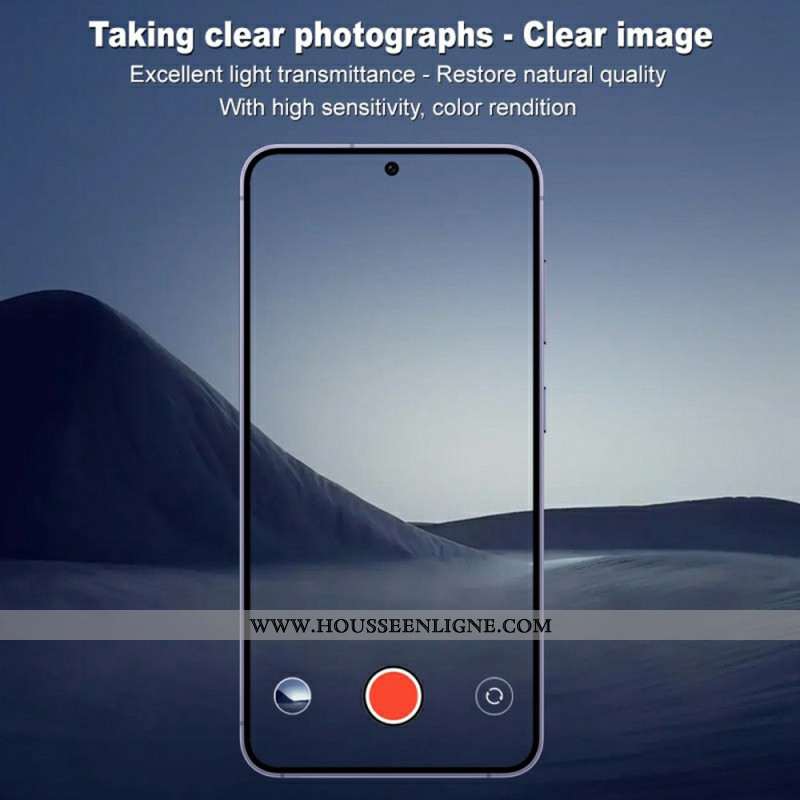 Lentille de Protection en Verre Trempé pour Samsung Galaxy S25 Plus 5G (version noire)