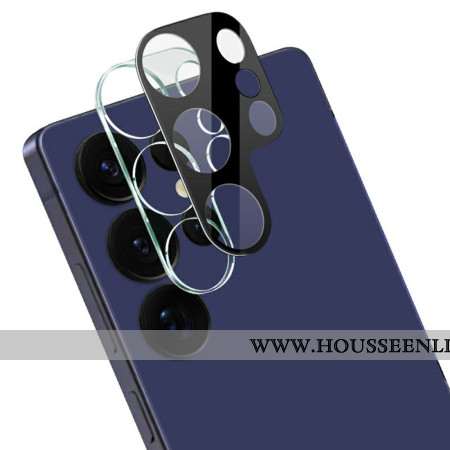 Lentille de Protection en Verre Trempé pour Samsung Galaxy S25 Ultra 5G (version noire)