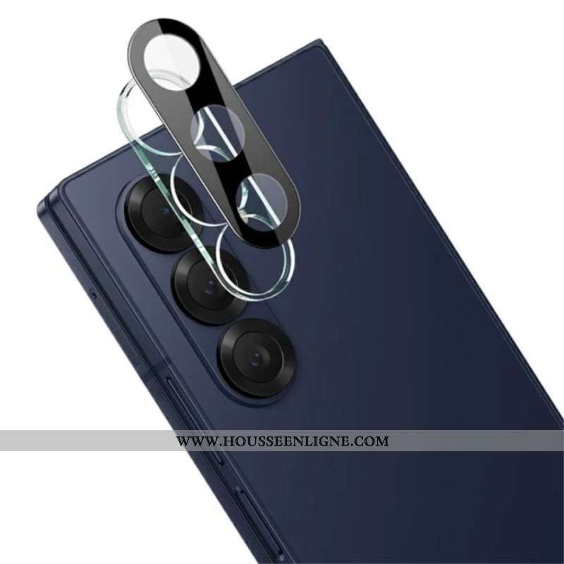 Lentille de Protection en Verre Trempé pour Samsung Galaxy Z Fold 7 (version noire)