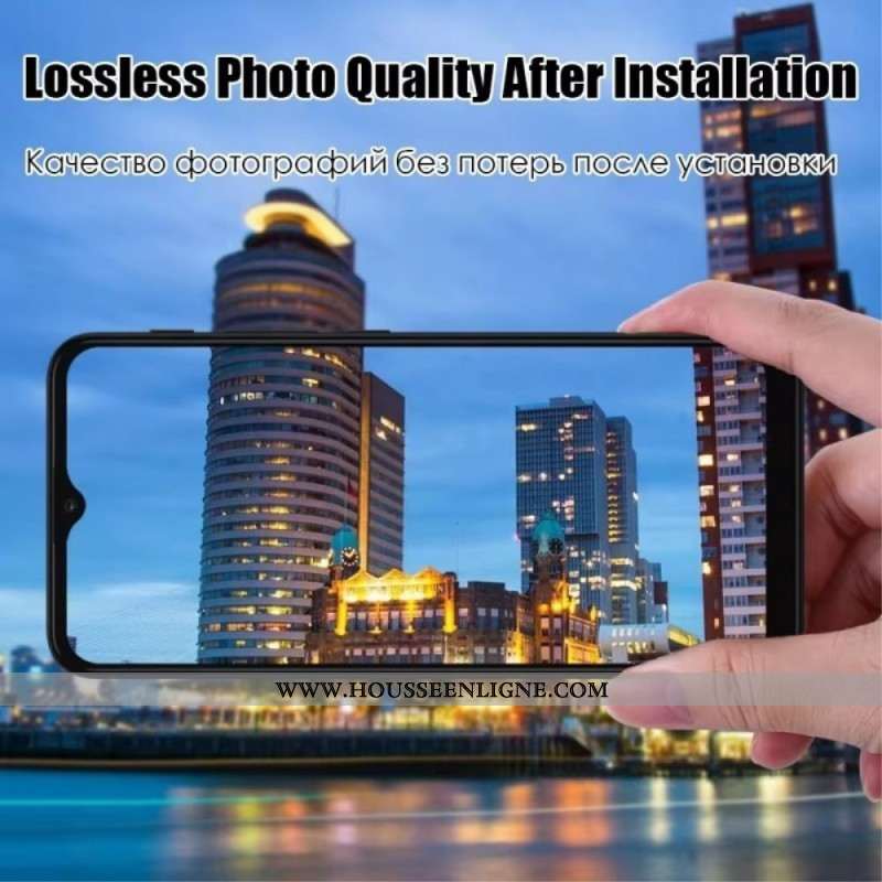 Lentille de Protection en Verre Trempé pour Samsung Galaxy Z Fold 7 (version noire)