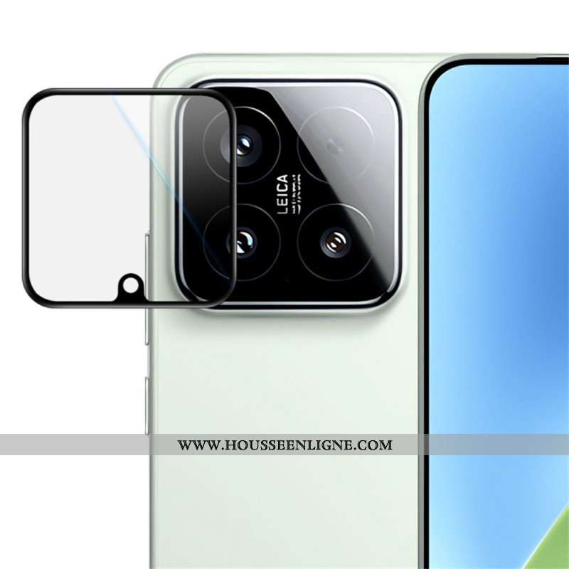 Lentille de Protection en Verre Trempé pour Xiaomi 15 Cadre Auto-Positionnable