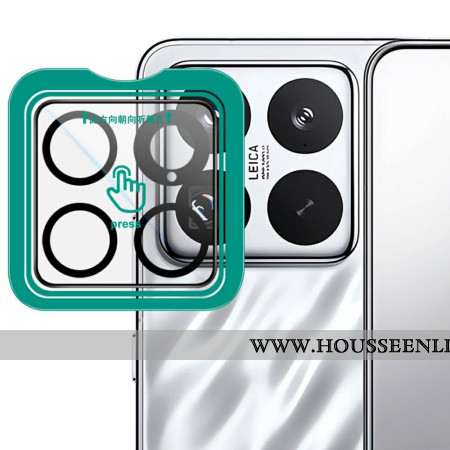 Lentille de Protection en Verre Trempé pour Xiaomi 15 Pro Cadre Auto-Positionneur