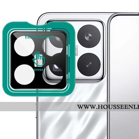 Lentille de Protection en Verre Trempé pour Xiaomi 15 Pro Cadre de Positionnement Automatique