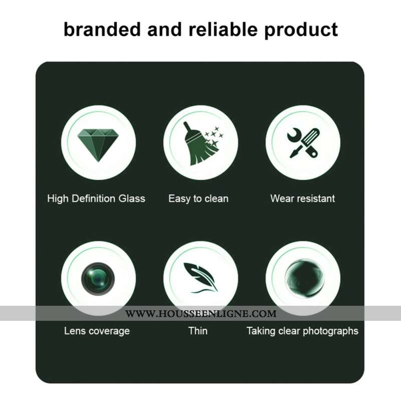 Lentille de Protection en Verre Trempé pour Xiaomi 15 Pro Cadre de Positionnement Automatique