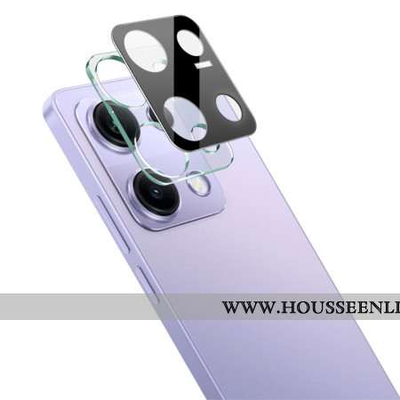 Lentille de Protection en Verre Trempé pour Xiaomi Redmi Note 14S (version noire)