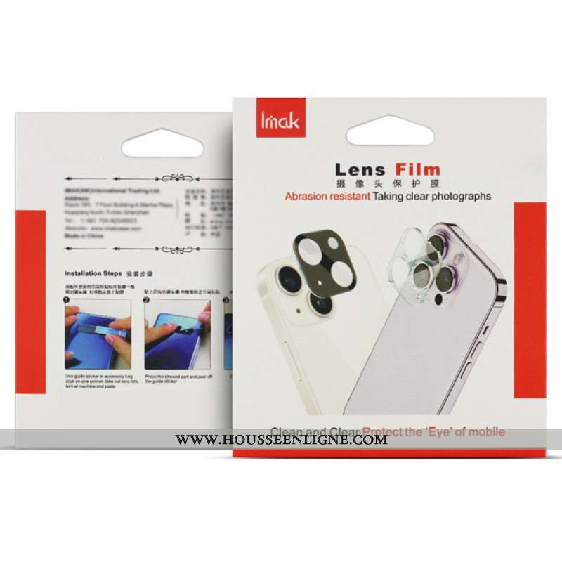 Lentille de Protection en Verre Trempé pour Xiaomi Redmi Note 14S (version noire)