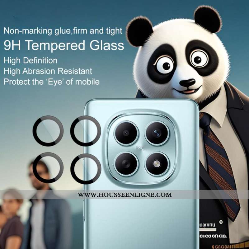 Lentille de Protection en Verre Trempé pour Xiaomi Redmi Note 15 5G / Poco M8 5G (cadre de positionn