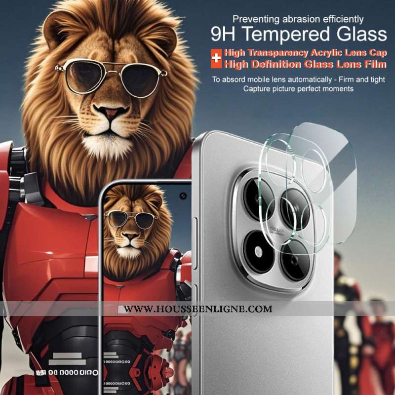 Lentille de Protection en Verre Trempé pour Xiaomi Redmi Note 15 Pro 5G / Note 15 Pro Plus 5G / Poco