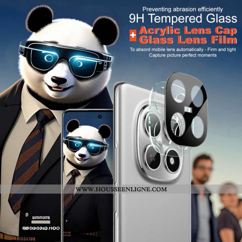 Lentille de Protection en Verre Trempé pour Écran Xiaomi Redmi Note 15 5G / Poco M8 5G (version noir