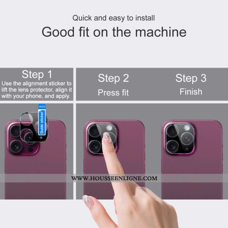 Lentille de Protection en verre Trempé pour Xiaomi 17 (version noire)