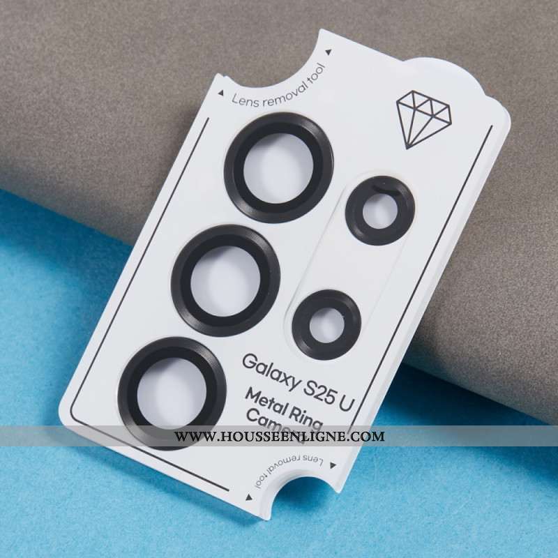 Lentilles de Protection pour Objectifs Samsung Galaxy S25 Ultra 5G Métal Électroplaqué et Verre Trem