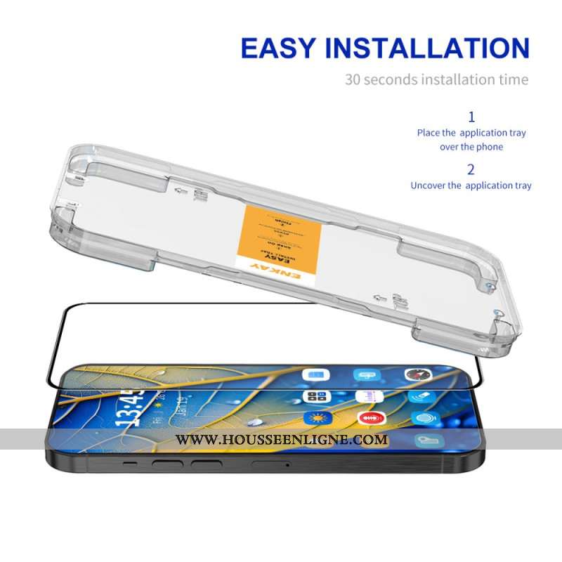 Protection d'Écran en Verre Tempé Xiaomi Redmi Note 14 4G avec Outil d'installation ENKAY