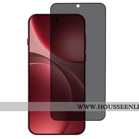 Protection en Verre Trempé Anti-Espion 180 pour Écran Oppo Find X9 Pro 5G