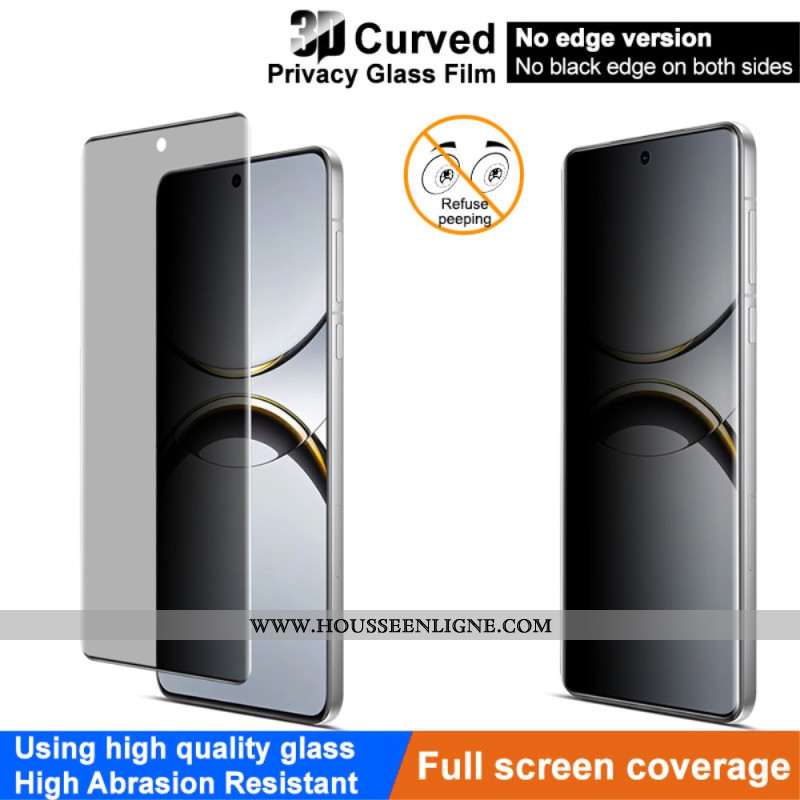 Protection en Verre Trempé Anti-Espion pour Oppo Find X8 Pro