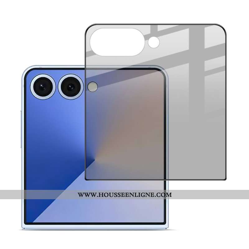Protection en Verre Trempé Anti-Espion pour Écran Arrière Samsung Galaxy Z Flip 7
