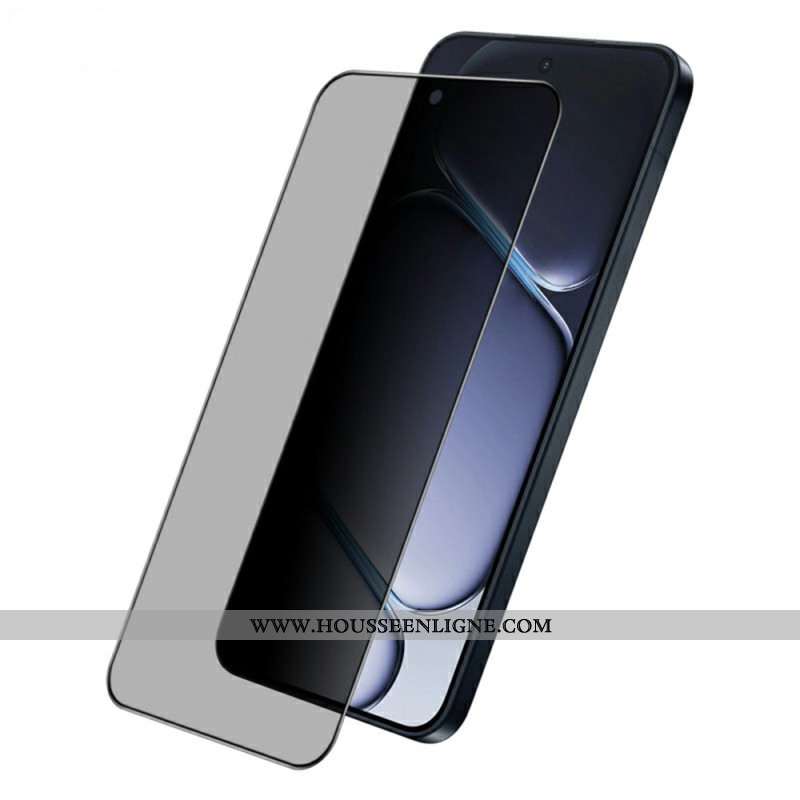 Protection en Verre Trempé Anti-Espion pour Écran OnePlus 15R (déverrouillage par empreinte)