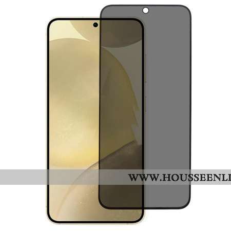 Protection en Verre Trempé Anti-Espion pour Écran Samsung Galaxy S25 Plus 5G