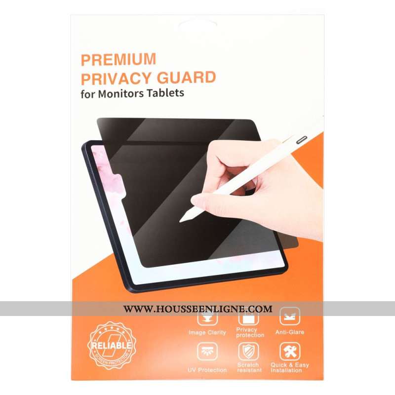 Protection en Verre Trempé Anti-Espion pour Écran Samsung Galaxy Tab S10 Lite / S10 FE / S9 / S9 FE 