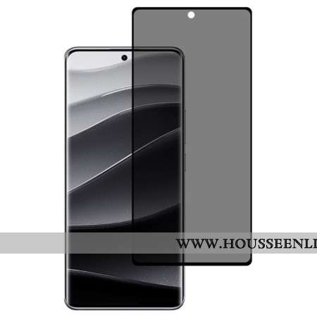 Protection en Verre Trempé Anti-Espion pour Écran Xiaomi Redmi Note 14 Pro Plus 5G