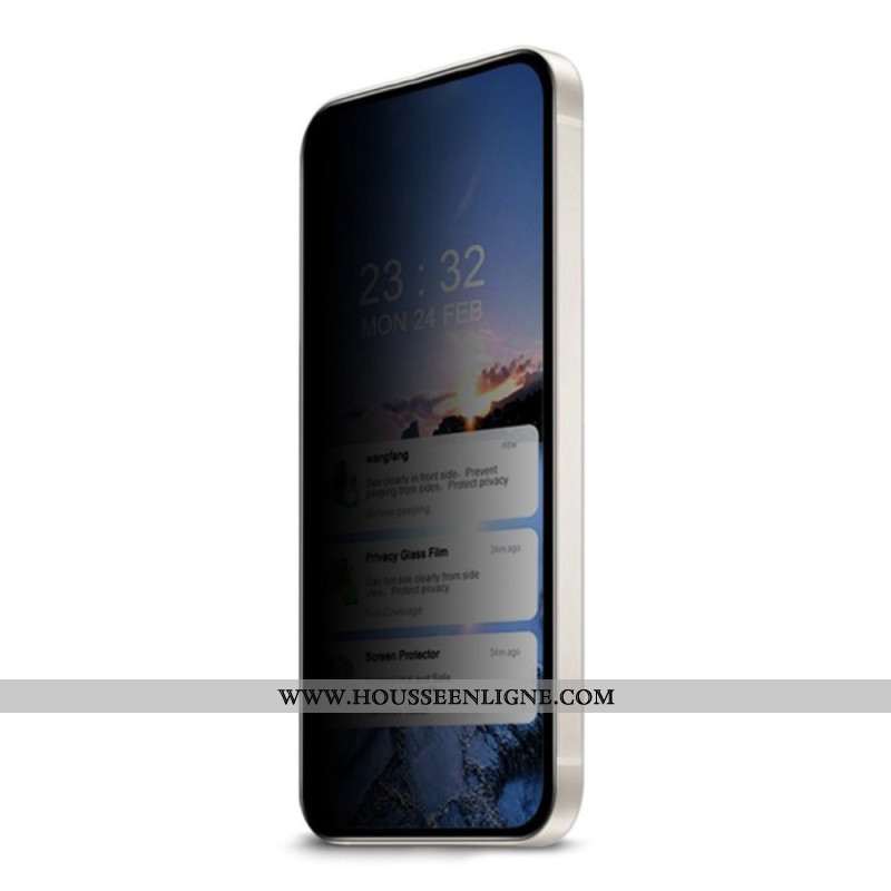 Protection en Verre Trempé Anti-Espion pour Écran Xiaomi Redmi Note 14 Pro Plus 5G
