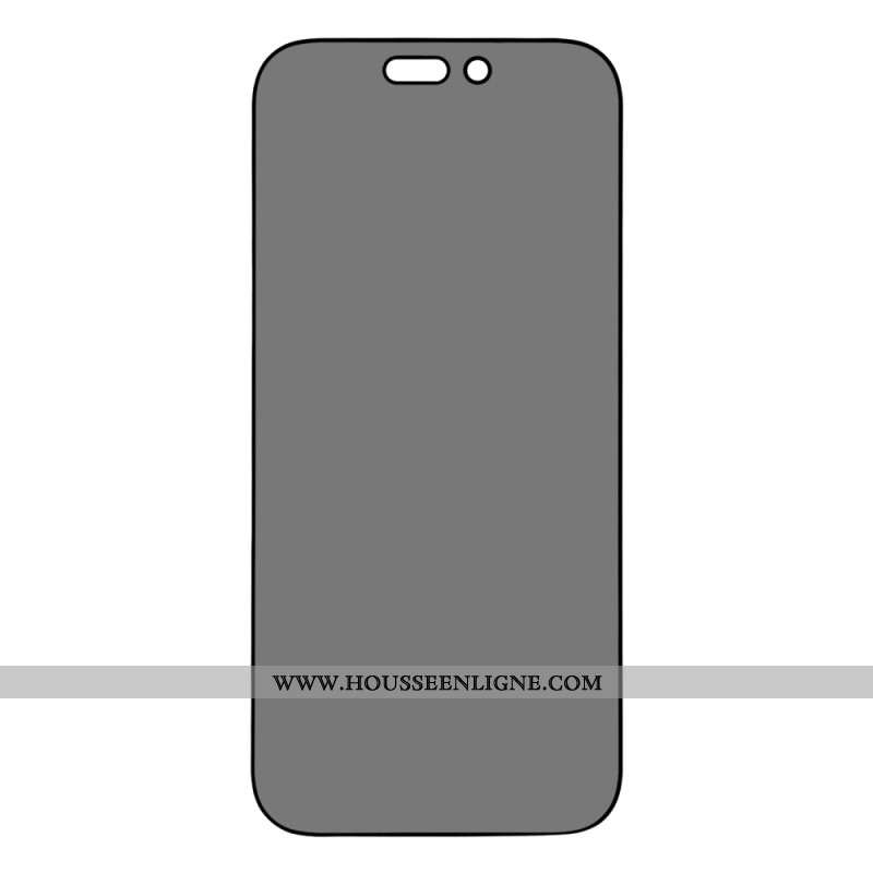 Protection en Verre Trempé Anti-Espion pour Écran iPhone 17 Pro