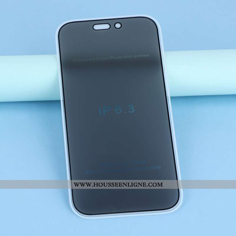 Protection en Verre Trempé Anti-Espion pour Écran iPhone 17 Pro