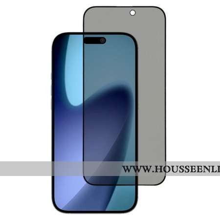 Protection en Verre Trempé Anti-Espion pour Écran iPhone 17 Pro Max