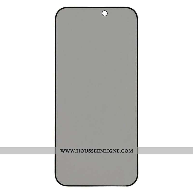 Protection en Verre Trempé Anti-Espion pour Écran iPhone 17 Pro Max