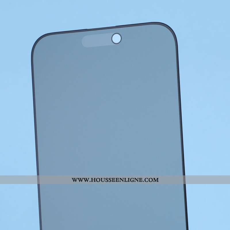 Protection en Verre Trempé Anti-Espion pour Écran iPhone 17 Pro Max