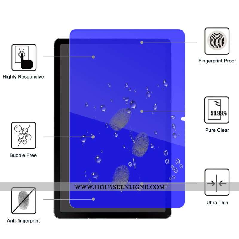Protection en Verre Trempé Anti Lumière Bleue pour Écran Samsung Galaxy Tab S11