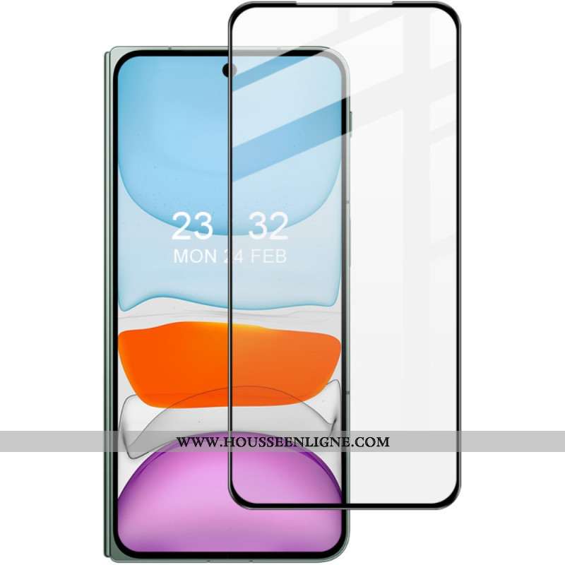 Protection en Verre Trempé Contours Noirs Écran OnePlus Open/ Oppo Find N3