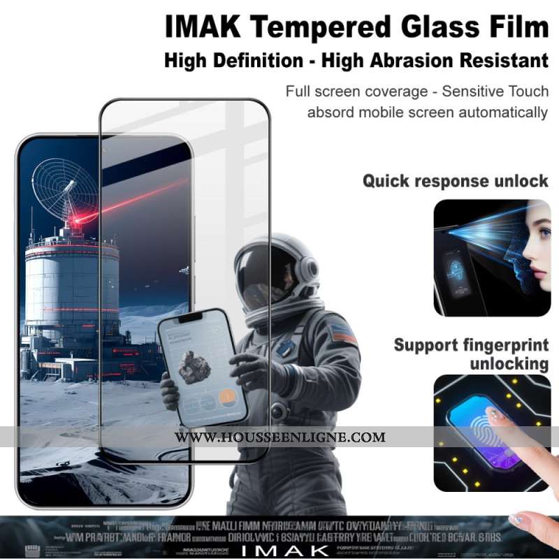 Protection en Verre Trempé Intégrale pour Écran Xiaomi Redmi Note 15 Pro 5G (compatible déverrouilla