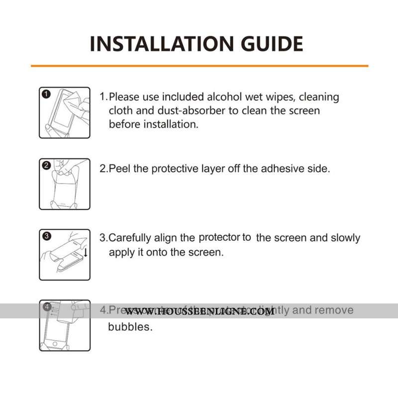 Protection en Verre Trempé Intégrale pour Écran iPhone 17