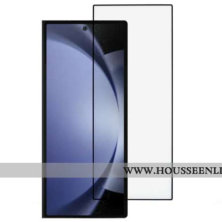 Protection en Verre Trempé pour Écran Intérieur Samsung Galaxy Z Fold 7 5G (bord noir)