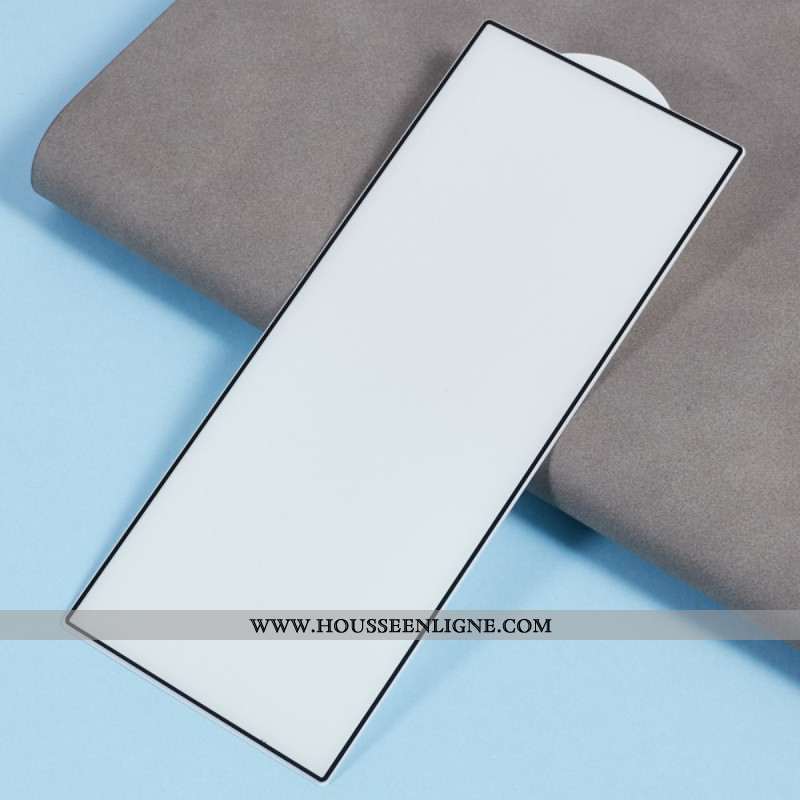 Protection en Verre Trempé pour Écran Intérieur Samsung Galaxy Z Fold 7 5G (bord noir)