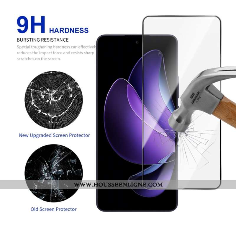 Protection en Verre Trempé pour Écran Oppo Reno 13F 4G / 5G / FS 5G