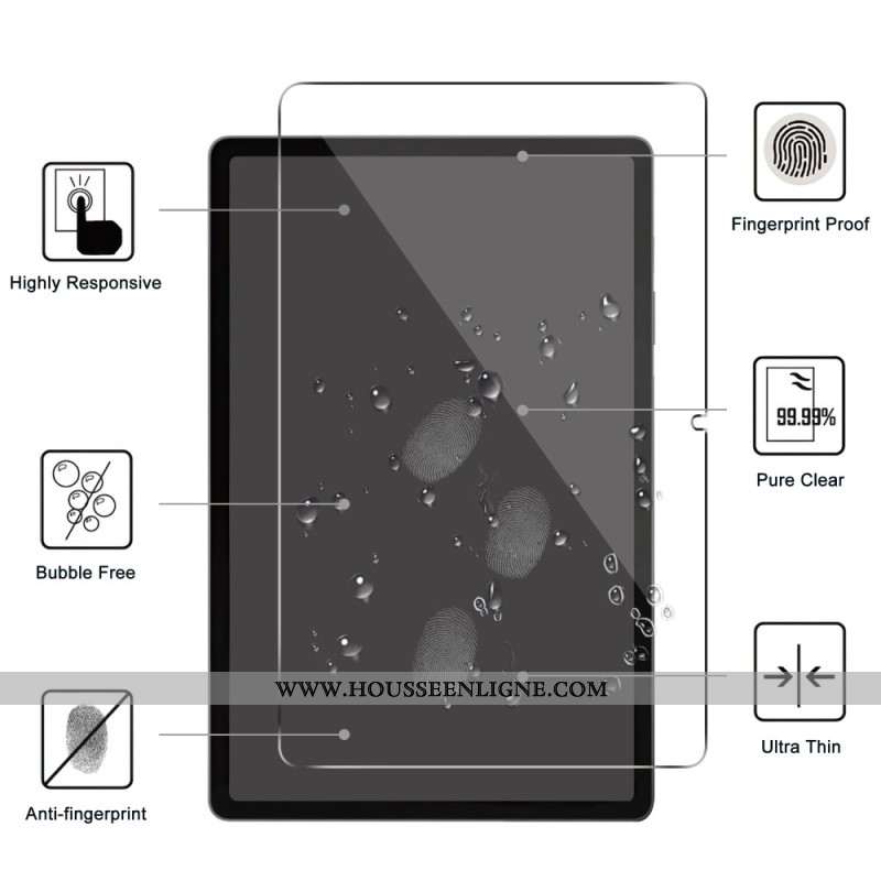 Protection en Verre Trempé pour Écran Samsung Galaxy Tab S10 FE