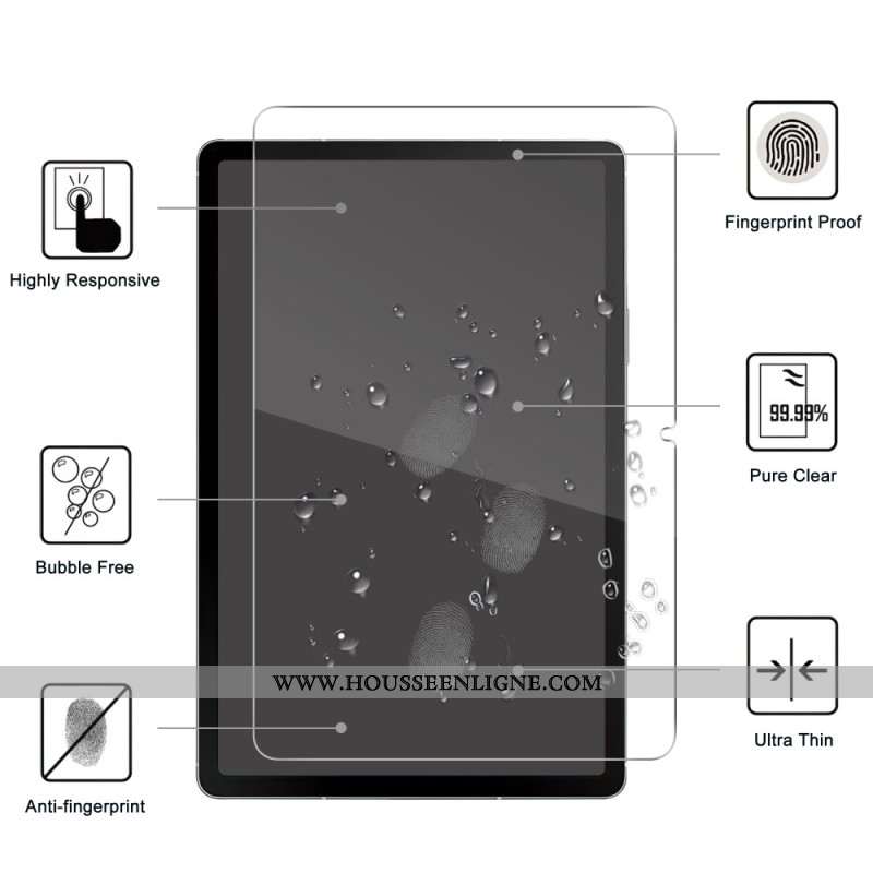 Protection en Verre Trempé pour Écran Samsung Galaxy Tab S10 Lite