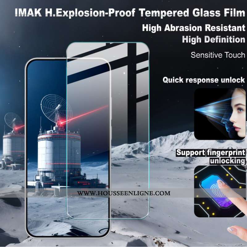 Protection en Verre Trempé pour Écran Xiaomi Redmi Note 15 Pro 5G (compatible déverrouillage par emp