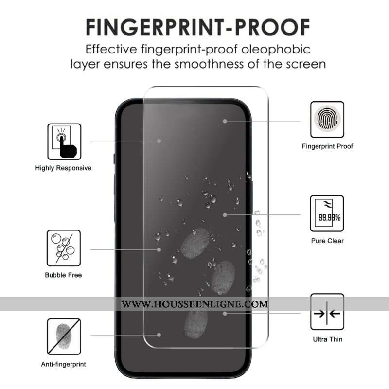 Protection en Verre Trempé pour Écran iPhone 17 Pro