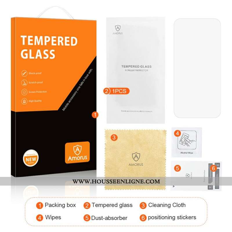 Protection en Verre Trempé pour Écran iPhone 17 Pro Max