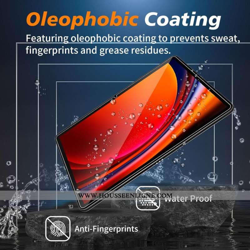 Protection Écran en Verre Trempé pour Samsung Galaxy Tab S10 FE / Tab S9 FE