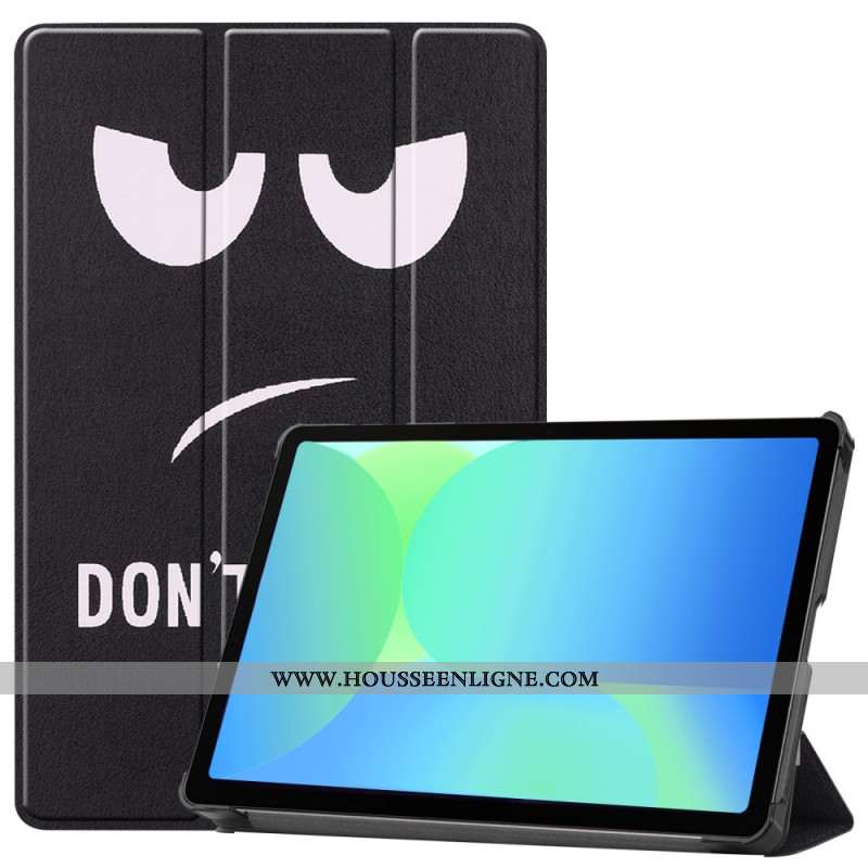 Smart Case Samsung Galaxy Tab S10 FE Don't Touch Me
