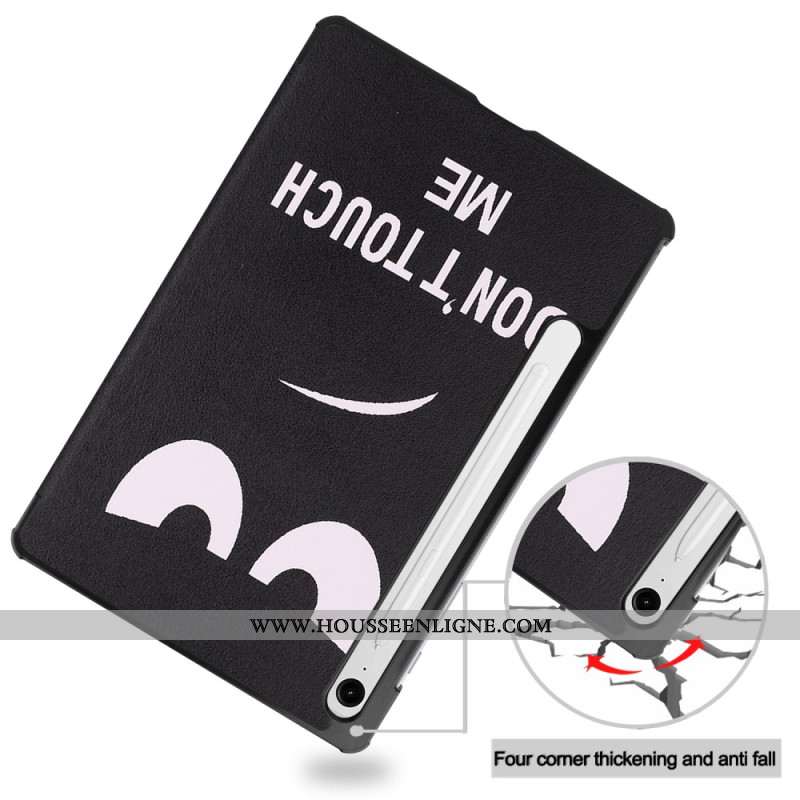 Smart Case Samsung Galaxy Tab S10 FE Don't Touch Me