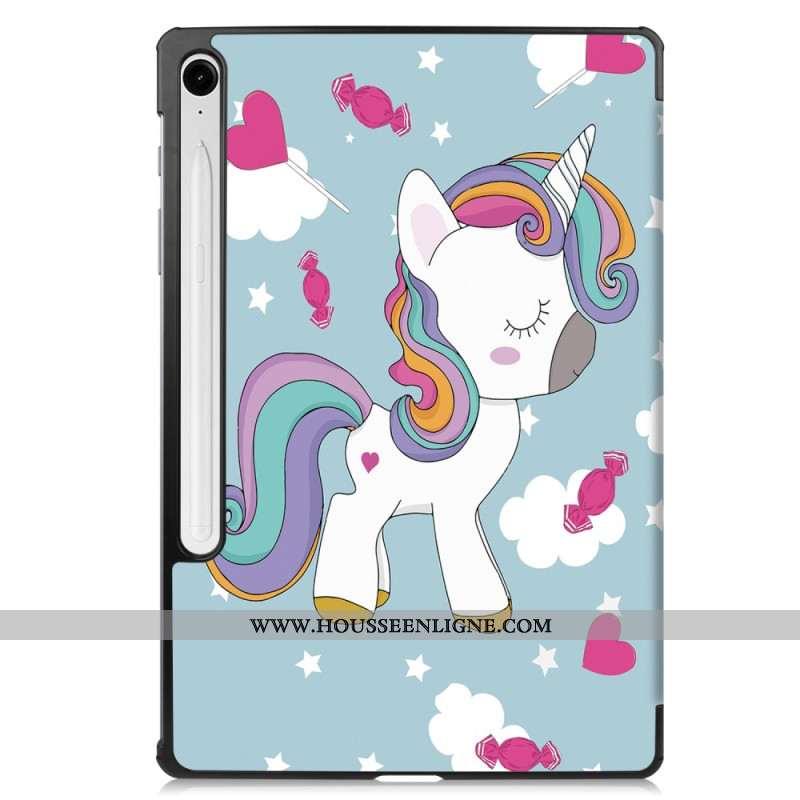 Smart Case Samsung Galaxy Tab S10 FE Licorne