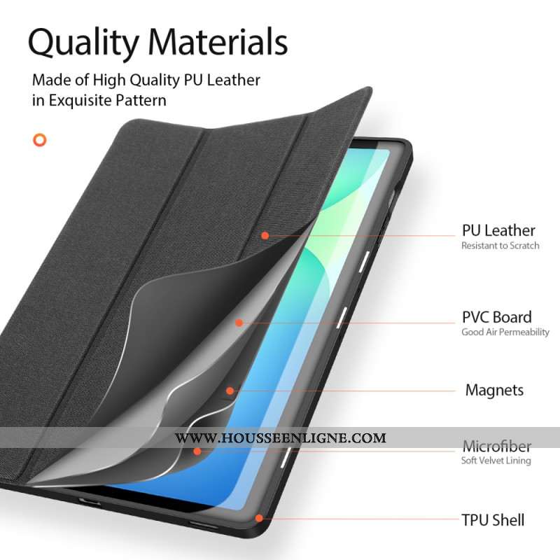 Smart Case Samsung Galaxy Tab S10 FE Plus Domo Series DUX DUCIS