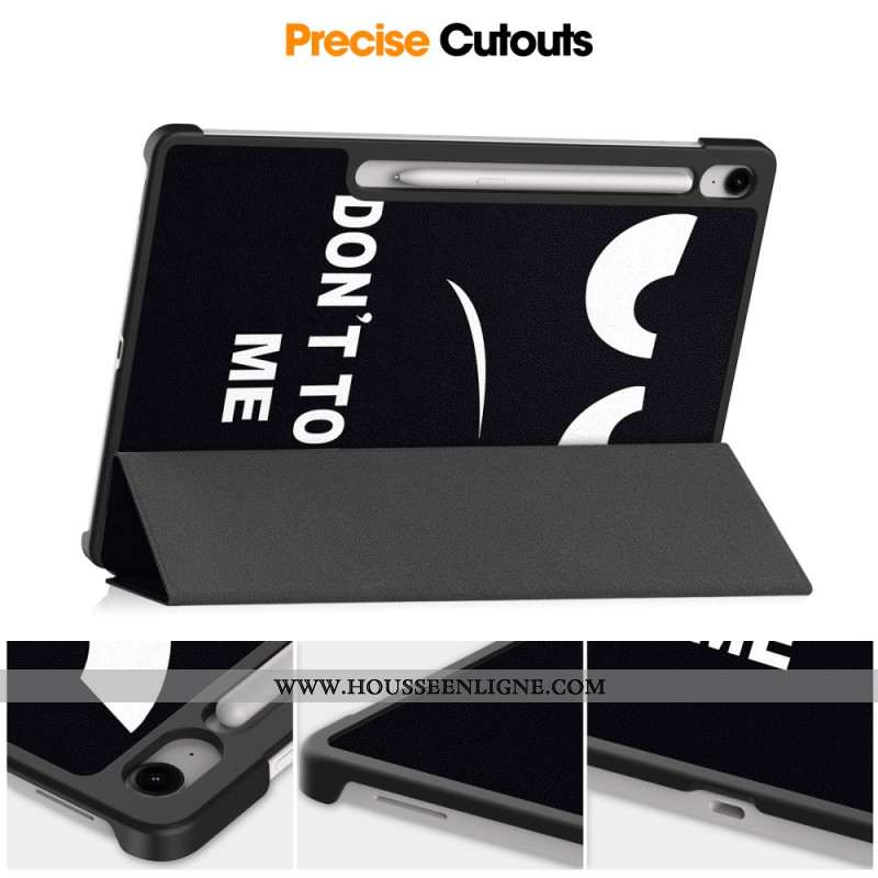 Smart Case Samsung Galaxy Tab S10 FE Plus Don't Touch Me