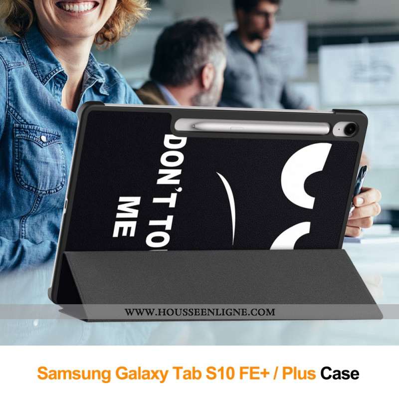 Smart Case Samsung Galaxy Tab S10 FE Plus Don't Touch Me