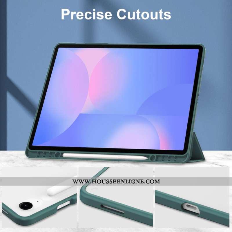 Smart Case Samsung Galaxy Tab S10 FE Plus Hybride Transparent