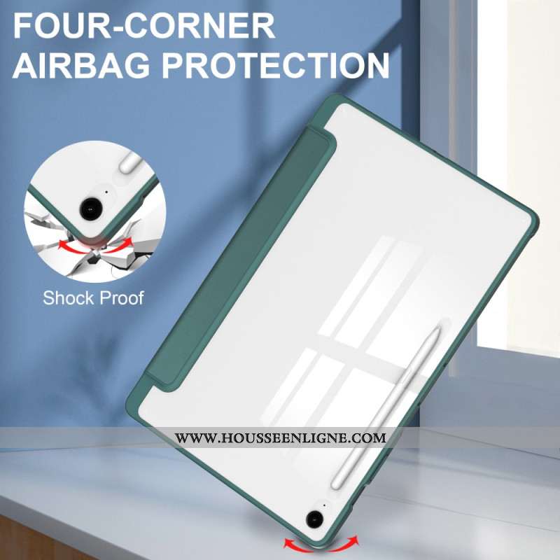 Smart Case Samsung Galaxy Tab S10 FE Plus Hybride Transparent